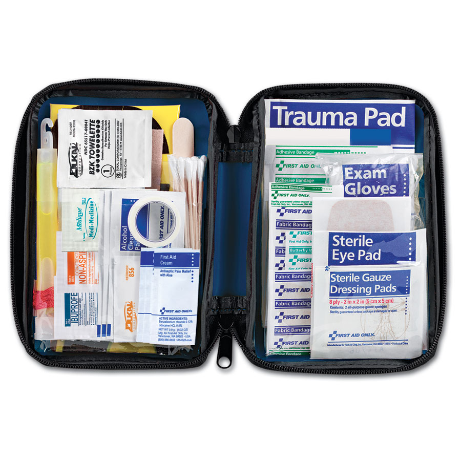 Auto First Aid Kit, 104 Pieces, Softsided - Image 2