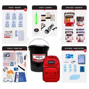 Bucket Survival Kit for 5 People