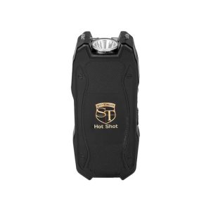 Hot Shot stun gun with flashlight and Battery Meter